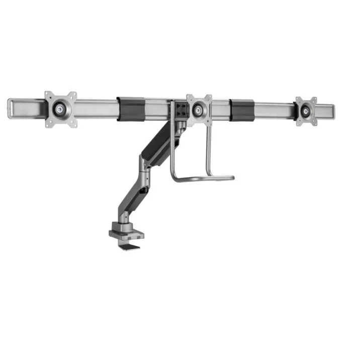 Equip Tischhalterung 17'-27' 3TFT 360° Gasfeder 6Kg silber lite Retail — image 1