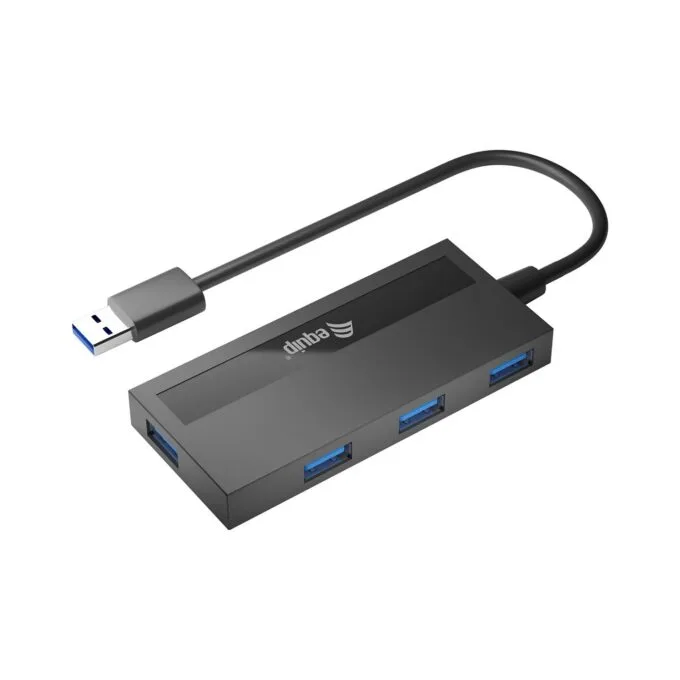 Equip USB-Hub 4-Port 3.2 - to 4x3.0 +USB-C Adp.5Gbps o.Netz.sw — image 1