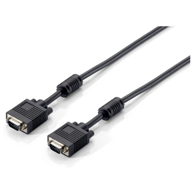Equip VGA Kabel HD15 St St 15.00m 1024x 768 60Hz schwarz Polybeutel — image 1