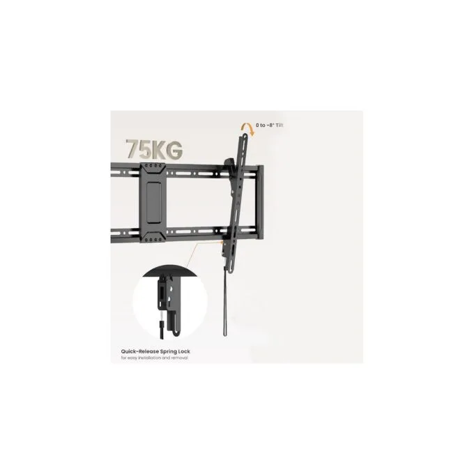 Equip Wandhalterung 43'-95' 1TFT neig Slim 1Gelenk 75Kg sw — image 4