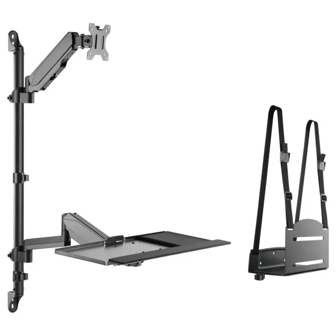Equip Wandmontierte Workstation 17'-32' 1TFT 8Kg schwarz lite Retail — image 1