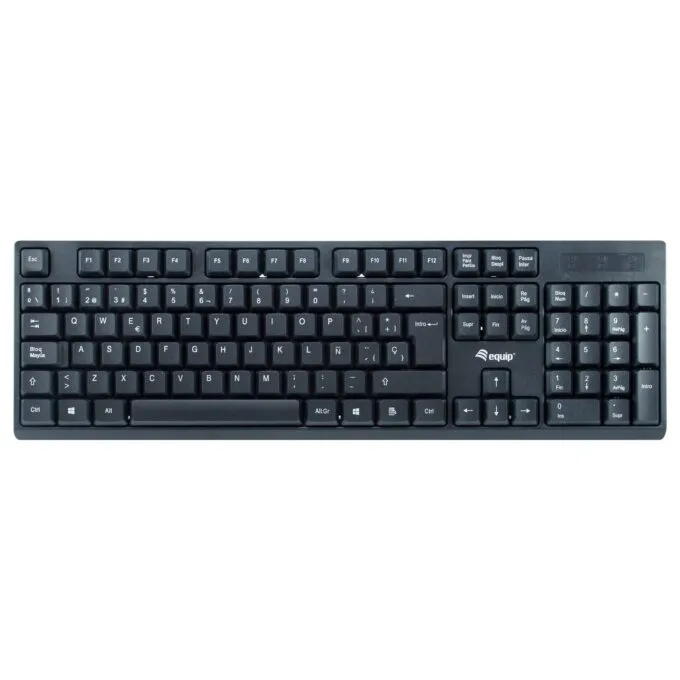 Equip Wireless Tastatur + Maus. Layout spanisch schwarz — image 2