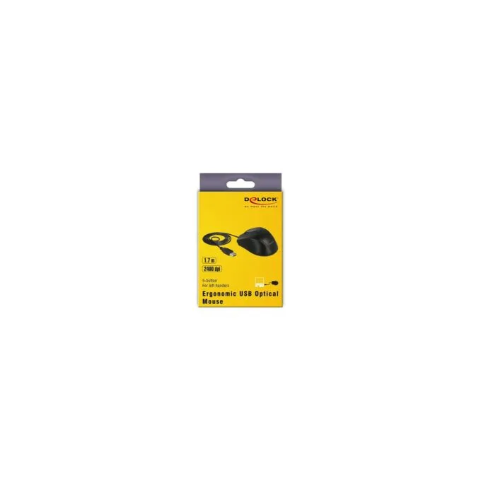 Ergonomische optische 5-Tasten USB Maus - Linkshänder — image 4