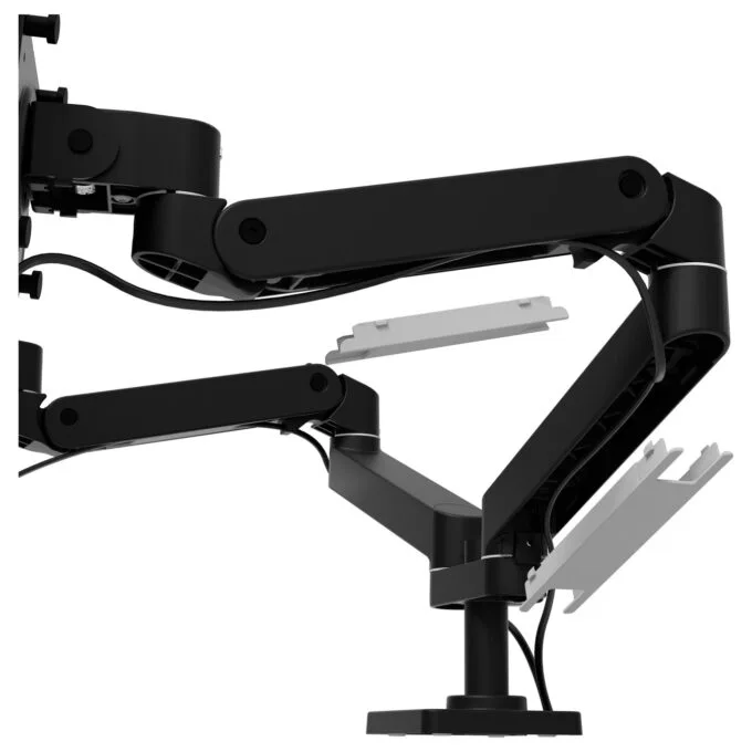 Ergotron LX Pro Monitor Tischhalterung - für 2 LCD-Displays - nebeneinander - Schwarz — image 8