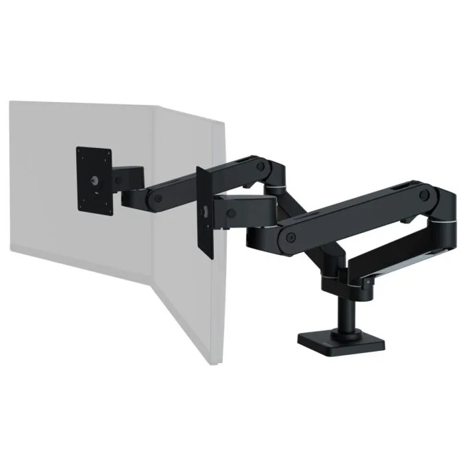 Ergotron LX Pro Monitor Tischhalterung - für 2 LCD-Displays - nebeneinander - Schwarz — image 9