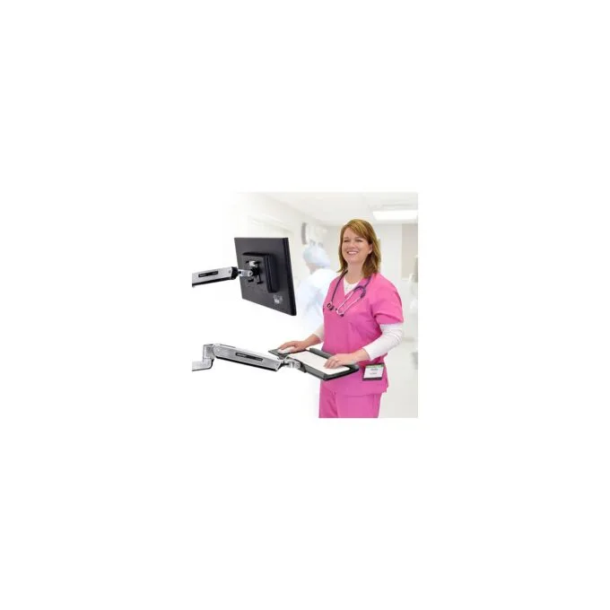 ERGOTRON LX Steh-Sitz-Wandmontage-Tastaturarm bis 2,2kg. 51cm hoehenverstellbar Reichweite Tastatur bis 107cm — image 5
