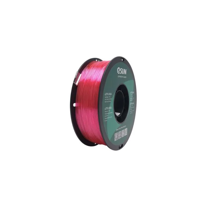 ETPU-95A 1.75mm TRANSPARENT PINK 1kg — image 1