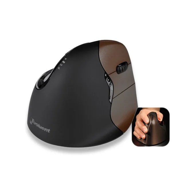 Evoluent Vertical Mouse 4 small right hand 6 buttons wireless — image 1