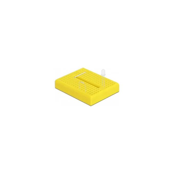 Experimentier-Mini Steckbrett 170 Kontakte gelb — image 3