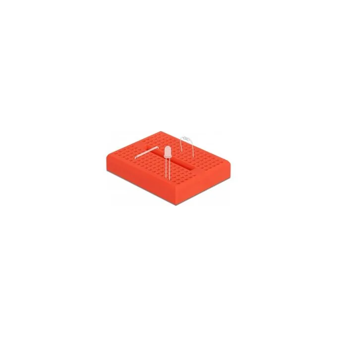 Experimentier-Mini Steckbrett 170 Kontakte rot — image 3
