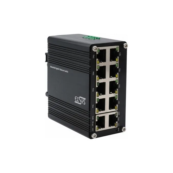 EXSYS EX-62025 10-Port Industrie Ethernet Switch — image 1