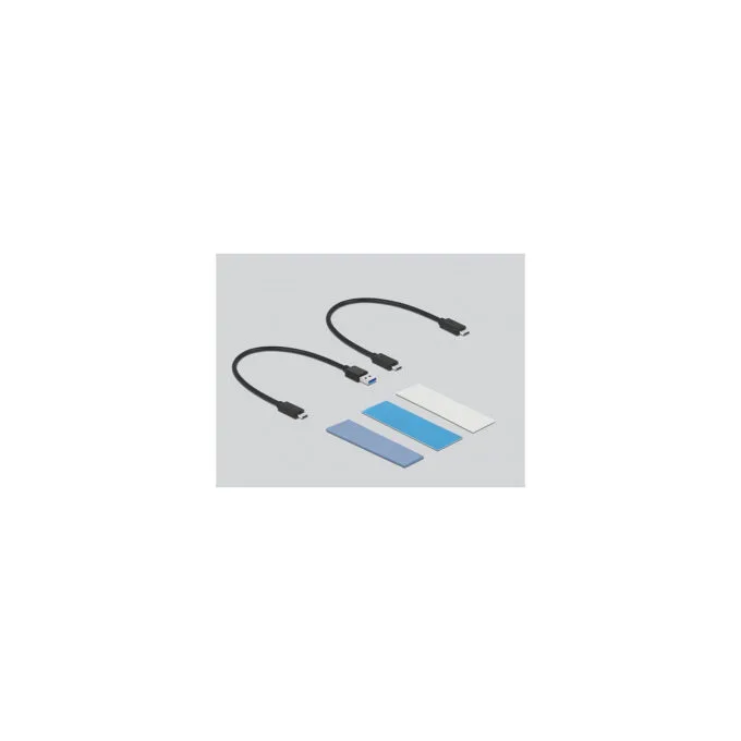 Externes USB Type-CTM Combo Gehäuse für M.2 NVMe PCIe oder SATA SSD - werkzeugfrei — image 4