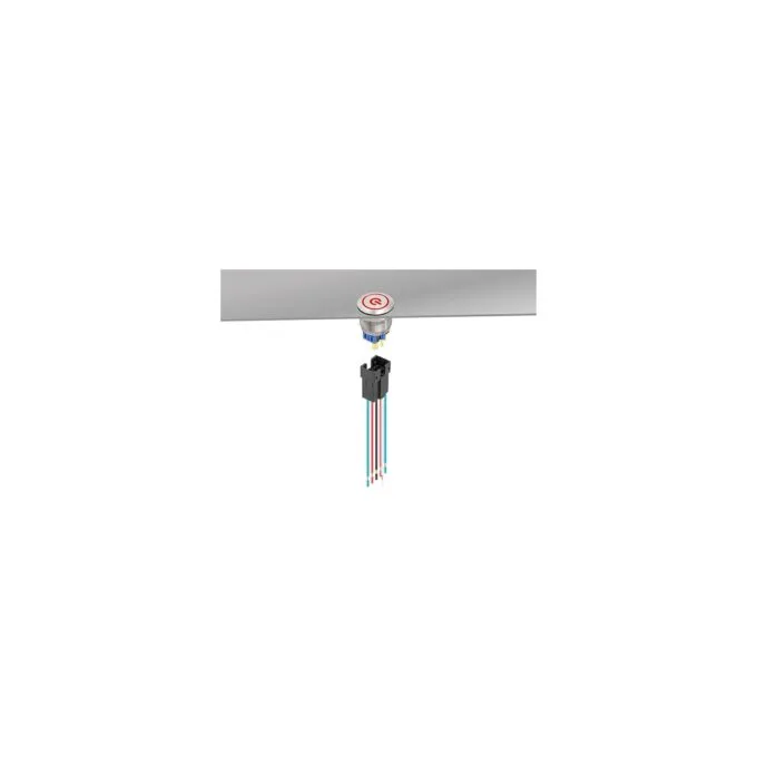 Fassung für 25 mm 6 Pin Taster oder Schalter — image 4