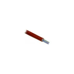 Feuerfester Schutzschlauch silikonbeschichtet 10 m x 10 mm rot