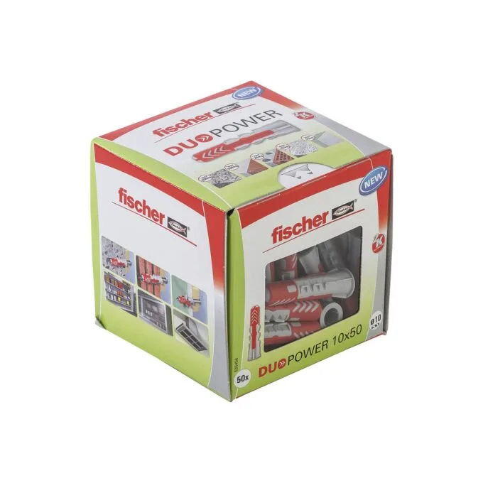 fischer DuoPower 10x50 Universaldübel-Sortiment 10 x 50 mm. 50 Stück — image 1
