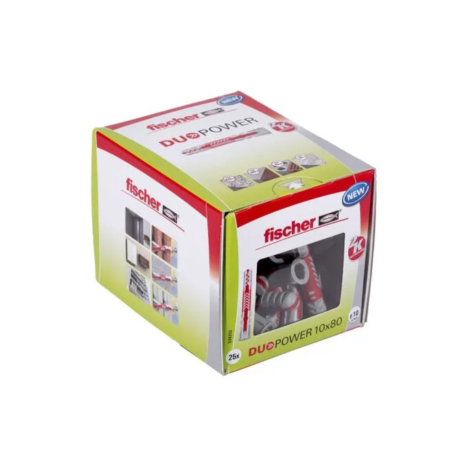 fischer DuoPower 10x80 Universaldübel-Sortiment 10 x 80 mm. 25 Stück — image 1