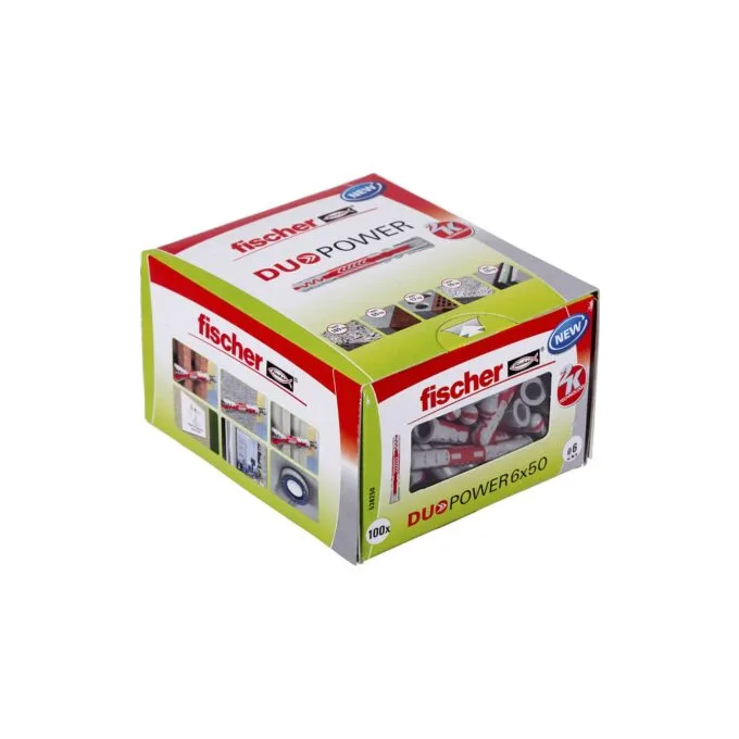 fischer DuoPower 6x50 Universaldübel-Sortiment 6 x 50 mm, 100 Stück — image 1