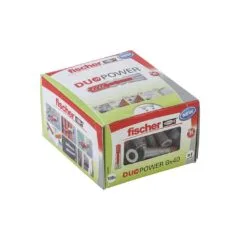 fischer DuoPower 8x40 Universaldübel-Sortiment 8 x 40 mm. 100 Stück