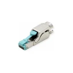 fixLink Connector RJ45, Cat.6A (ISO IEC) Silber