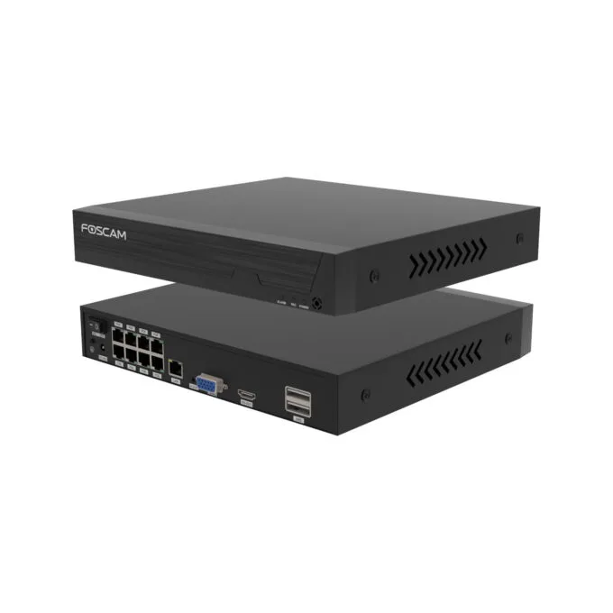 FOSCAM FN9108E-B4-2T Überwachungskameraset 4 Kameras mit Recorder Schwarz — image 2