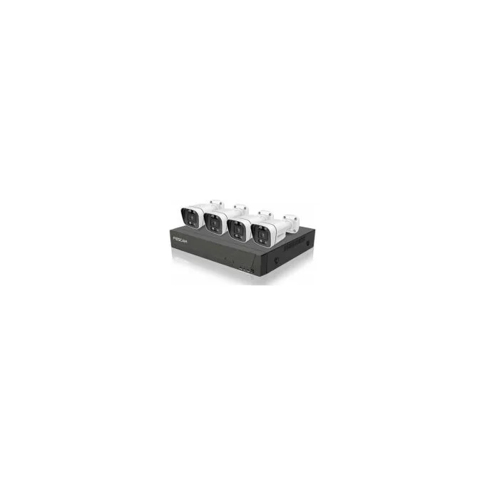 FOSCAM FN9108E-B4-2T Überwachungskameraset 4 Kameras mit Recorder Weiß — image 3