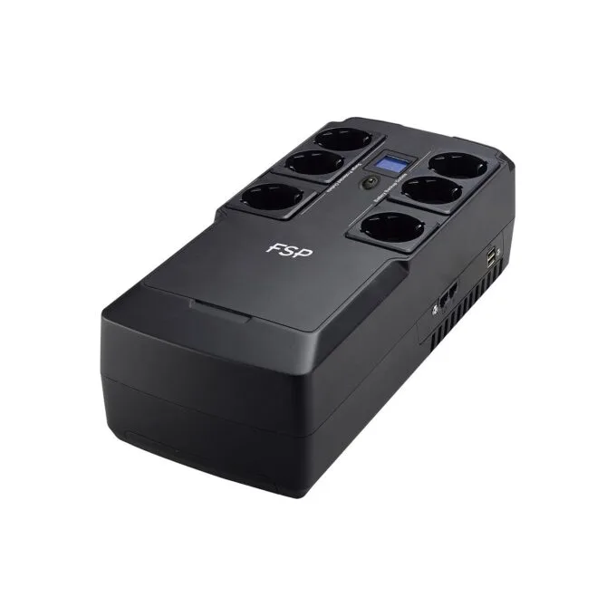 FSP NanoFit 800 800VA/480W UPS Standby LCD RJ45 6xSchuko — image 1