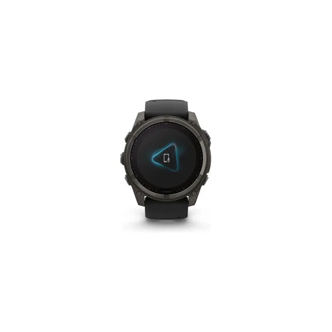 Garmin fenix 8 51mm Solar Graphit Titan Carbongrau Silikon-Armband — image 6