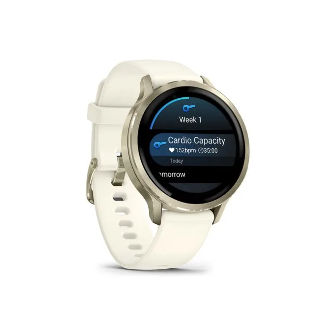 Garmin Venu 4 41mm Silikon-Armb. beige lunargold bo — image 3