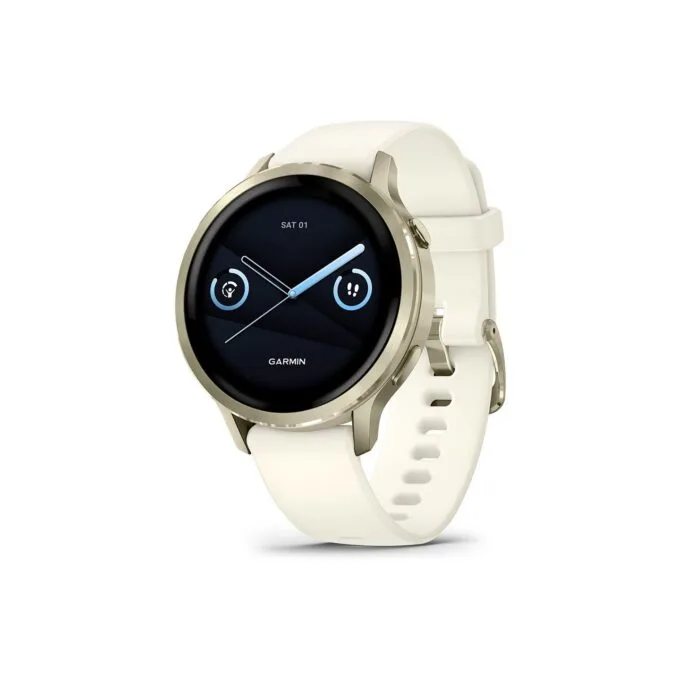 Garmin Venu 4 41mm Silikon-Armb. beige lunargold bo — image 1