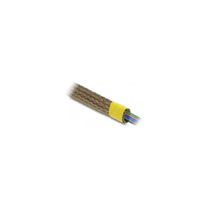Geflechtschlauch aus Basalt Fasern 2 m x 25 mm braun — image 3