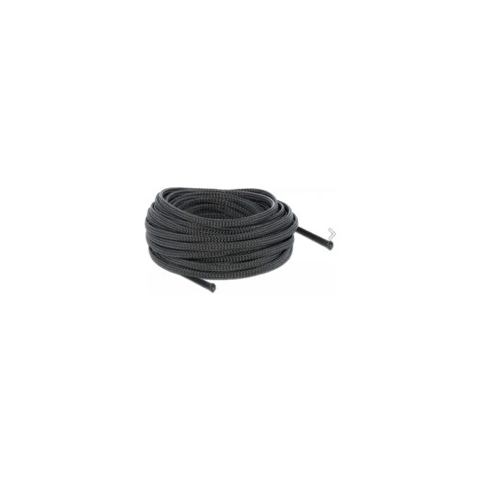 Geflechtschlauch dehnbar 10 m x 6 mm schwarz — image 1