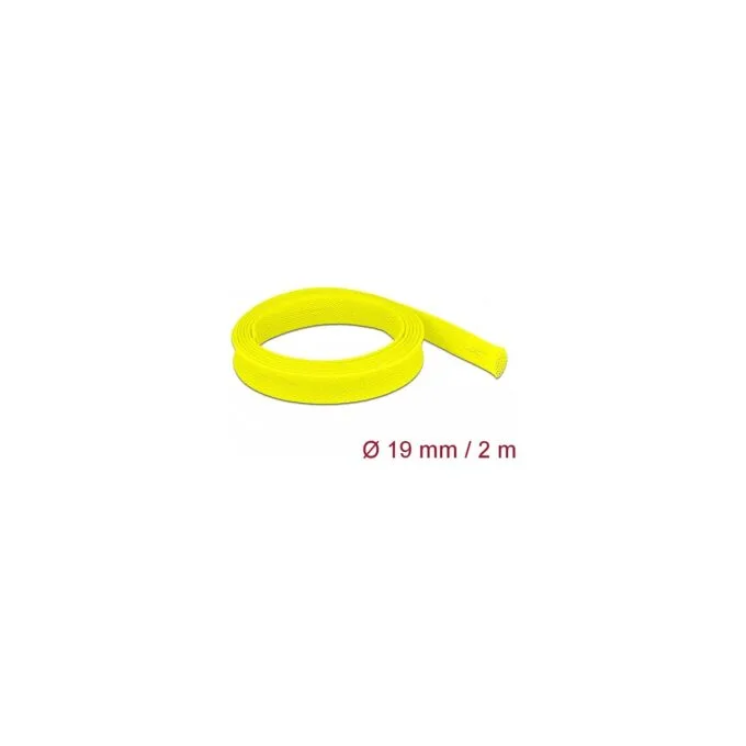 Geflechtschlauch dehnbar 2 m x 19 mm gelb — image 1