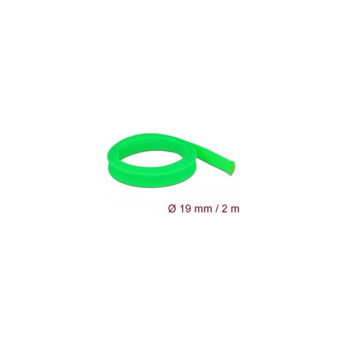 Geflechtschlauch dehnbar 2 m x 19 mm grün — image 1