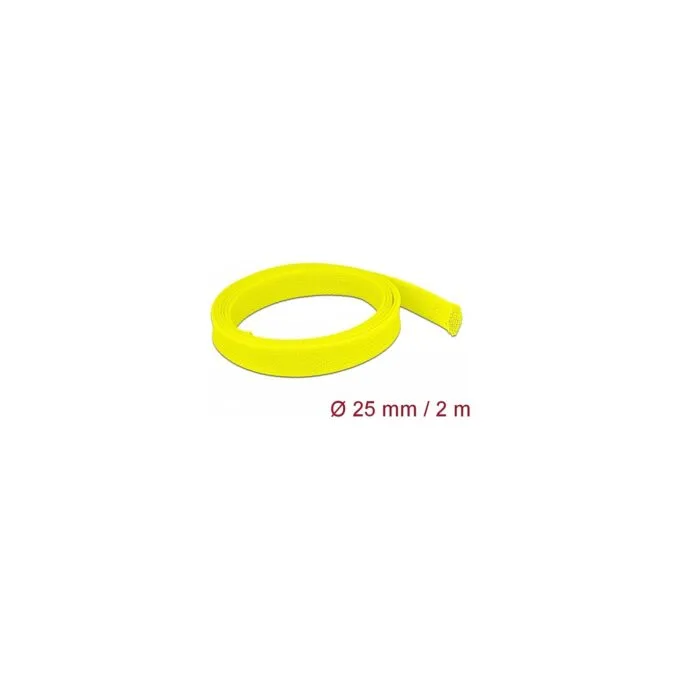 Geflechtschlauch dehnbar 2 m x 25 mm gelb — image 2