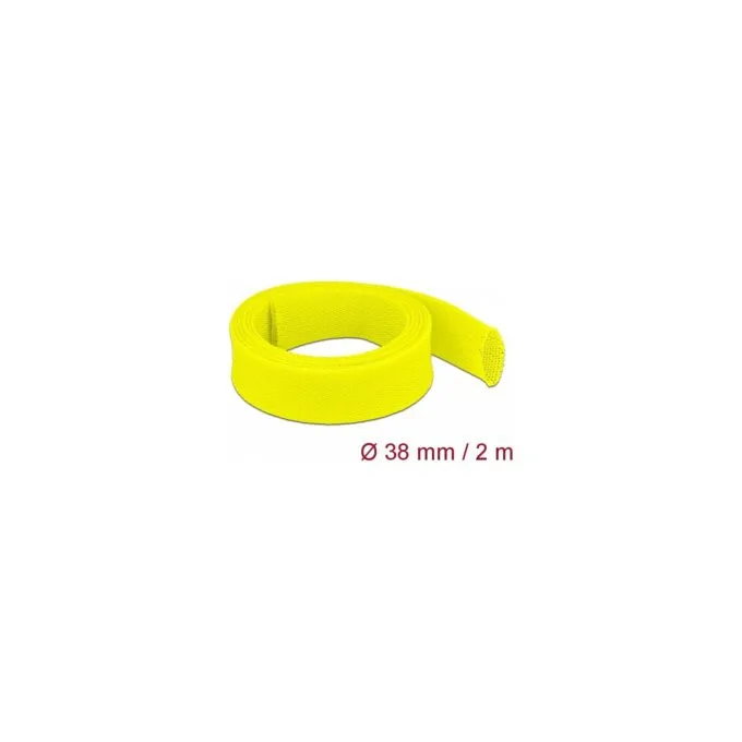 Geflechtschlauch dehnbar 2 m x 38 mm gelb — image 2