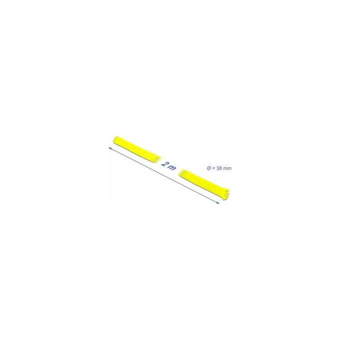 Geflechtschlauch dehnbar 2 m x 38 mm gelb — image 3