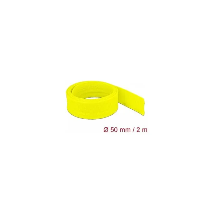 Geflechtschlauch dehnbar 2 m x 50 mm gelb — image 1