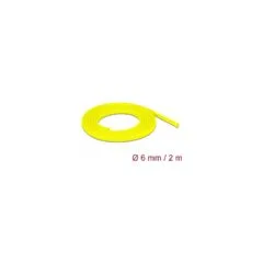 Geflechtschlauch dehnbar 2 m x 6 mm gelb