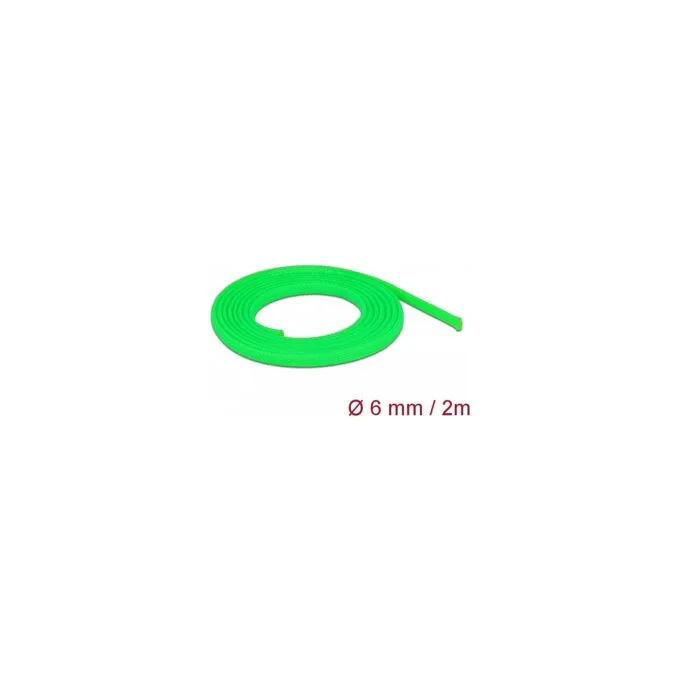 Geflechtschlauch dehnbar 2 m x 6 mm grün — image 2