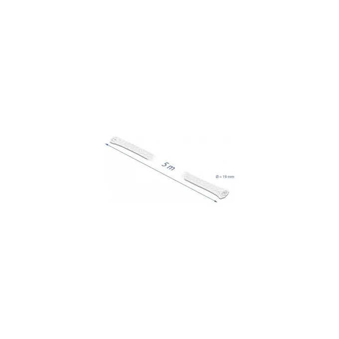 Geflechtschlauch dehnbar 5 m x 19 mm weiß — image 2