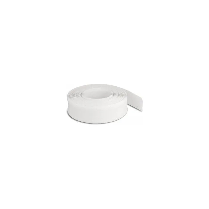 Geflechtschlauch mit Klettverschluss 10 m x 19 mm weiß — image 1