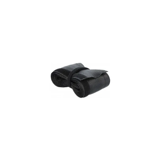 Geflechtschlauch mit Klettverschluss 10 m x 32 mm schwarz — image 1