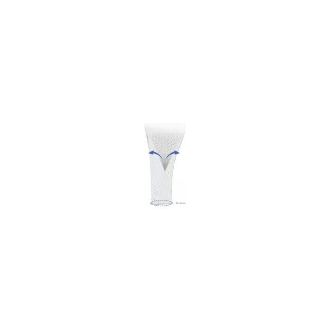 Geflechtschlauch mit Klettverschluss 10 m x 32 mm weiß — image 2