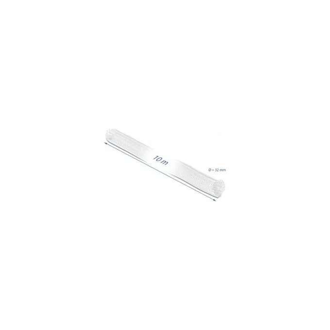 Geflechtschlauch mit Klettverschluss 10 m x 32 mm weiß — image 3