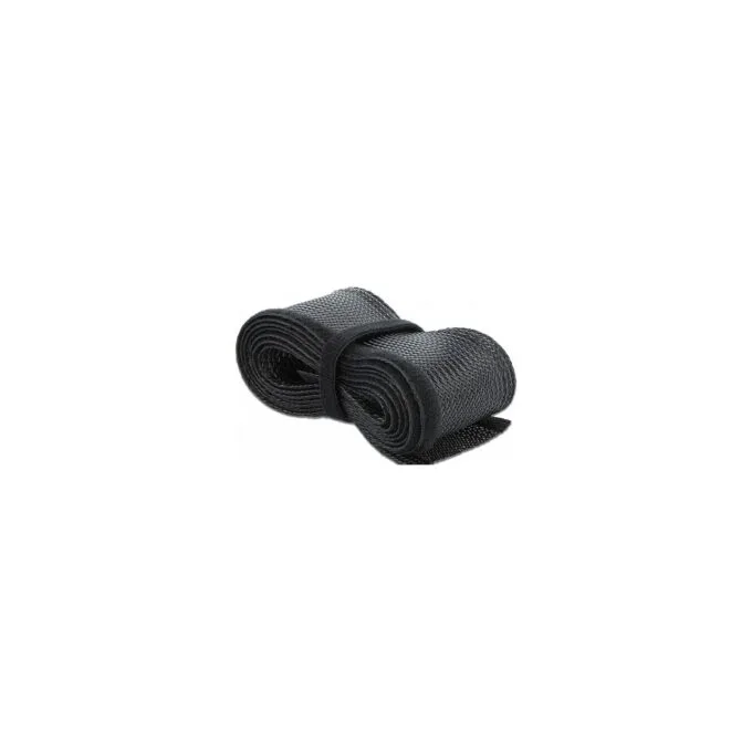 Geflechtschlauch mit Klettverschluss 2 m x 19 mm schwarz — image 1