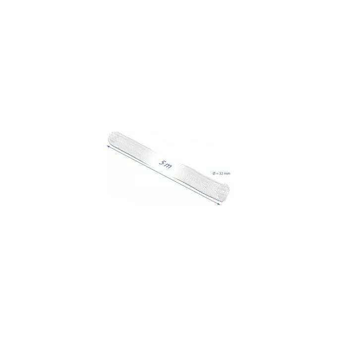 Geflechtschlauch mit Klettverschluss 5 m x 32 mm weiß — image 2