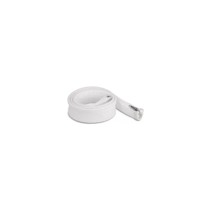 Geflechtschlauch mit Reißverschluss hitzebeständig 1 m x 30 mm weiß — image 1