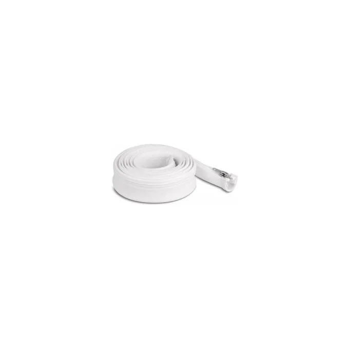 Geflechtschlauch mit Reißverschluss hitzebeständig 2 m x 30 mm weiß — image 1