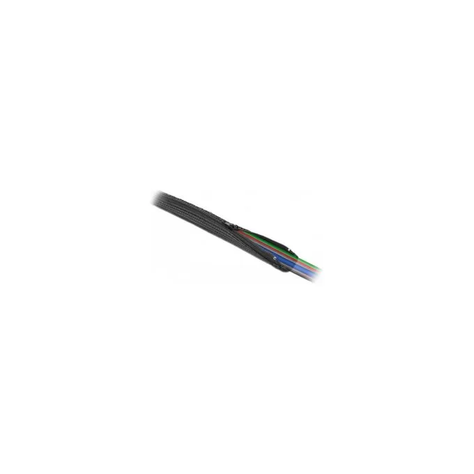 Geflechtschlauch mit Reißverschluss hitzebeständig 2 m x 50 mm schwarz — image 2
