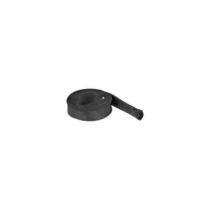Geflechtschlauch mit Reißverschluss hitzebeständig 2 m x 50 mm schwarz — image 1